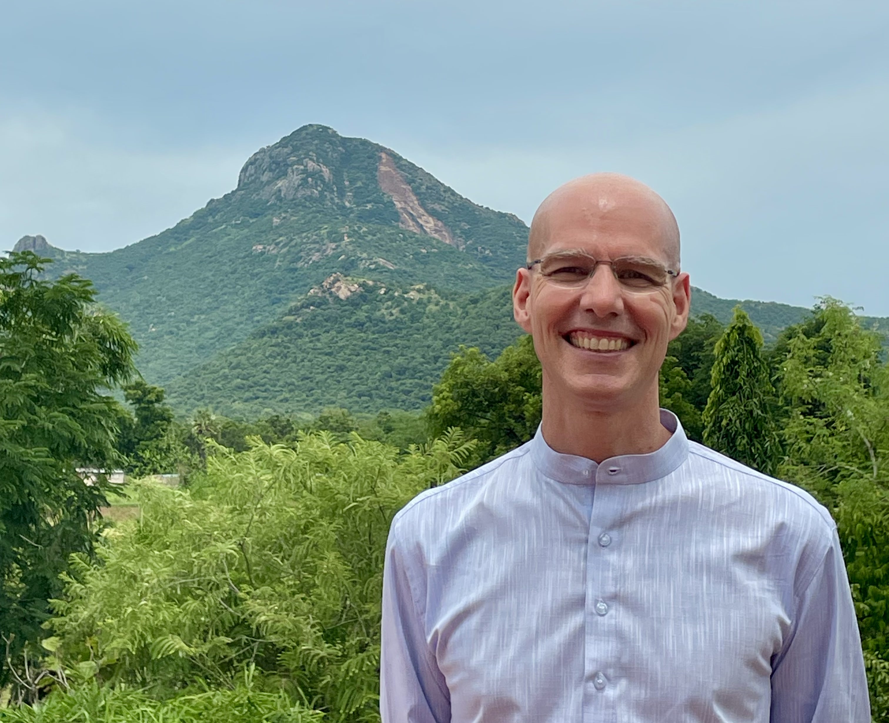 Jagatsevak teaching Vedic Astrology and Mantra