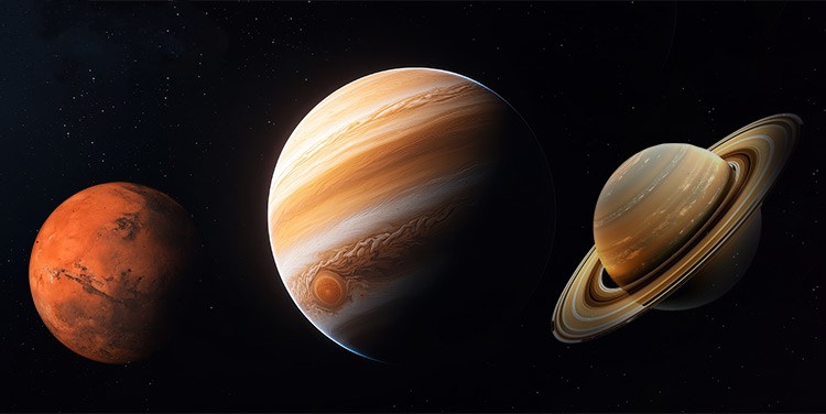 Mars-Jupiter-Saturn